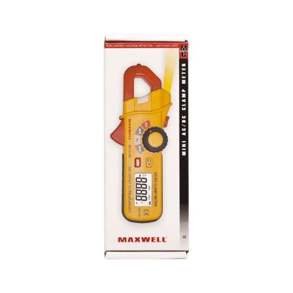 Maxwell Digitális lakatfogó érintés nélküli áram detektálással. 25603