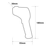 Maxwell digitális infrared hőmérő infrahőmérő mérőszondával 25911