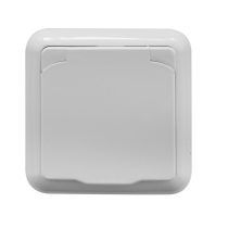 Porto 1-es  földelt dugalj, IP44, süllyesztett