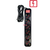   Asztali elosztó kapcsolóval 6-os túlfesz. H05VV-F 3G1.0 mm², felületre szerelhető