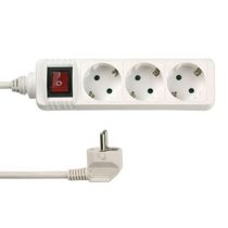 Asztali elosztó 3-as, kapcsolóval, 5m