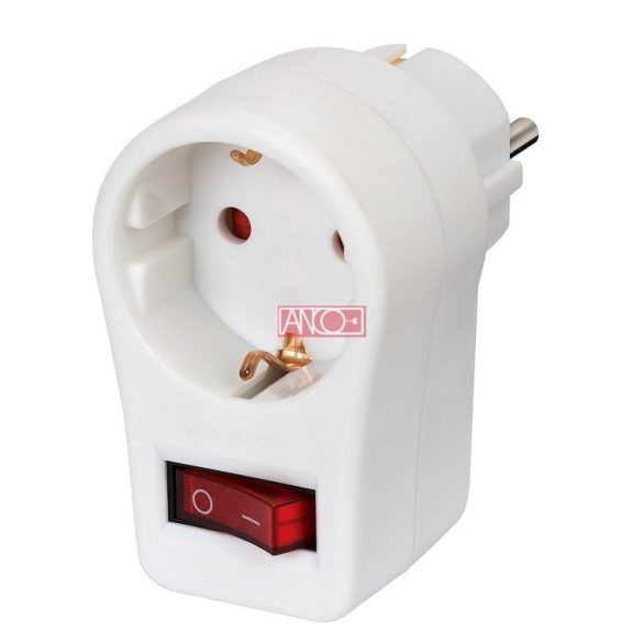 Köztes dugalj kapcsolóval 