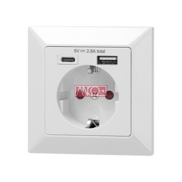 1-es dugalj A+C USB csatlakozóval