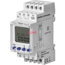 Digitális időkapcsoló, heti, 2 csatornás