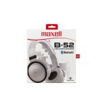 Maxell 348357 HP-BTB52 vezeték nélküli fejhallgató, Bluetooth, AUX-IN, mikrofon, automatikus kikapcsolás