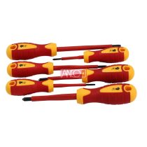 VDE szigetelt csavarhúzó készlet, 6 db