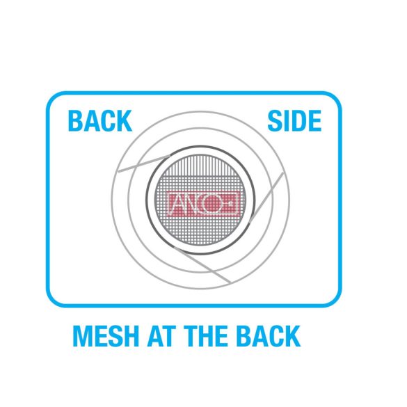 Süllyesztett szellőzőrács kerek 95mm