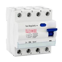 Fi relé 4P 25A 0,03A 6kA 