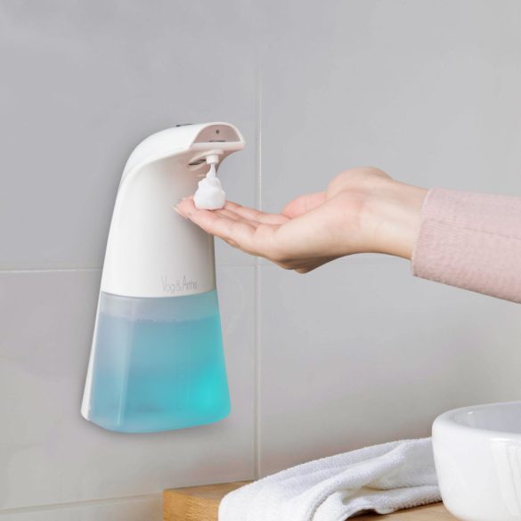 Automata habszappan adagoló - 250 ml - álló / falra akasztható - USB + elemes 51123A
