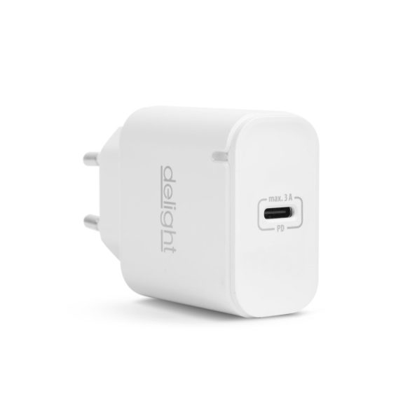 Adapter - Type-C - gyorstöltő, PD20W - fehér 55046WH