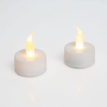 LED-es teamécses AJÁNDÉK ELEMMEL fehér 2 db / bliszter