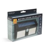 Mozgásérzékelős szolár reflektor - fali - COB LED 55287