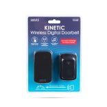 Digitális elem- és vezeték nélküli csengő - Kinetic 55345BK