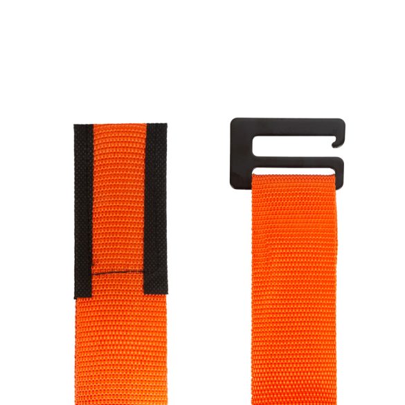 Bútorszállító heveder hátpánttal, csuklópánttal - 2800 x 45 x 1,2 mm - 2 személy részére 55710B
