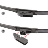 Ablaktörlő 18"/45 cm - 10 db adapterrel