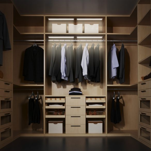 Phenom 55845 LED-es bútor világítás, szenzoros kapcsolóval, közép fehér fényű világítással, 9W