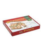 Sütikiszúró forma - 3D mézeskalács házikó 18 db-os