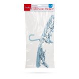 Fehérnemű szárító - 12 db csipesz - világoskék 56172B