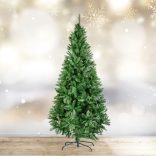 Műfenyő - 180 cm - Nordmann - PVC - sötétzöld