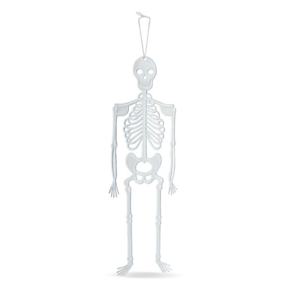 Halloween-i foszforeszkáló dekoráció - csontváz - 32 x 11 cm