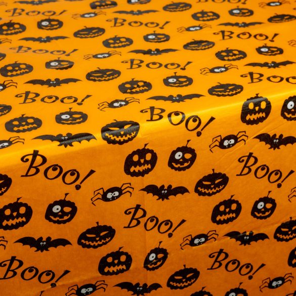 Halloween-i dekoráció - asztalterítő - flanel - 132 x 178 cm