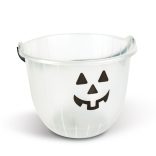 Halloween-i dekoráció - vödör - 2 féle - 20 x 16 cm