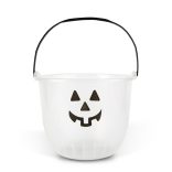 Halloween-i dekoráció - vödör - 2 féle - 20 x 16 cm