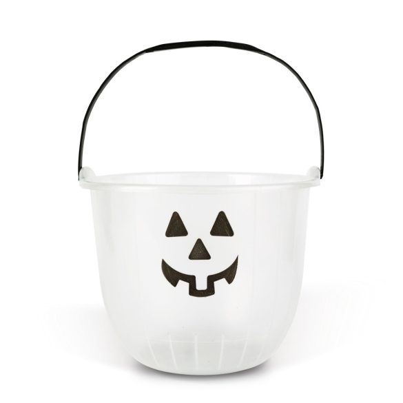Halloween-i dekoráció - vödör - 2 féle - 20 x 16 cm