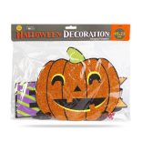 Halloween-i dekoráció - tök  - akasztható - 45 x 23 cm