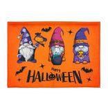 Halloween-i dekoráció - tányéralátét - manós - 46 x 32,5 cm