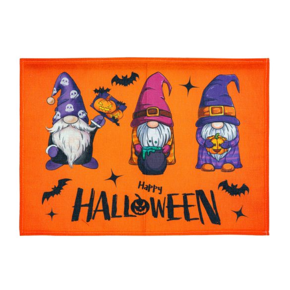 Halloween-i dekoráció - tányéralátét - manós - 46 x 32,5 cm