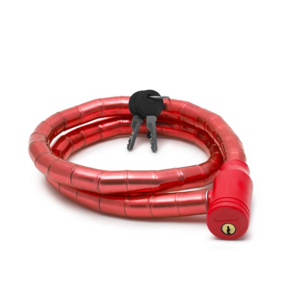 Kerékpár görgős lakat 18 mm / 100 cm piros 57078RD