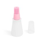 Szilikon olajozó ecset - 60 ml - rózsaszín 57518PK