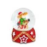 Karácsonyi hógömb - 4 féle - 12 db / display