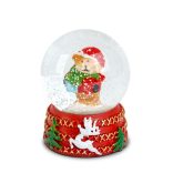 Karácsonyi hógömb - 4 féle - 12 db / display