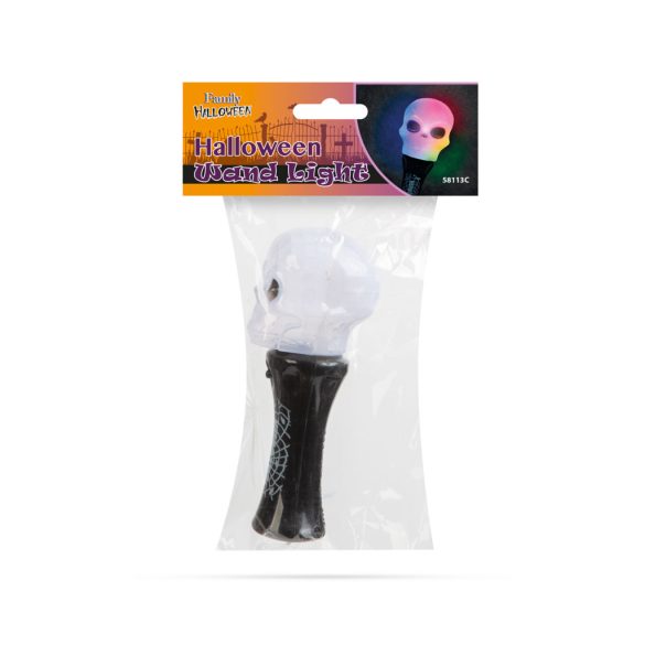 Halloween-i LED lámpa - koponya - elemes 58113C