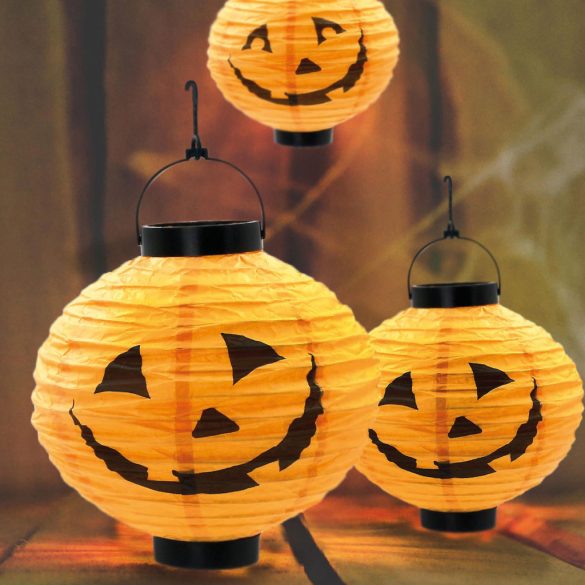 Halloween-i szolár lampion - tök - ⌀20 cm 58121