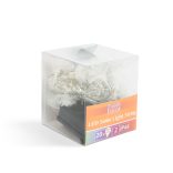 LED szolár fényfüzér - virág - 2,3 m - 20 LED - színes 58218B