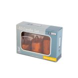 LED-es gyertya szett - melegfehér - műanyag - 3 db / szett