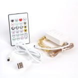 Smart fényfüzér - USB - 66 RGB LED - 10 m - Bluetooth