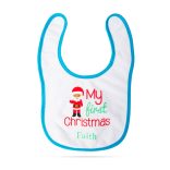 Karácsonyi baba előke - 38 x 27 cm - 4 féle