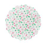 Karácsonyi, papír tányéralátét - 16,5 cm - 20 db / csomag