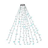 LED karácsonyfa fényfüzér - 1,9 m - 120 LED, hidegfehér - IP44