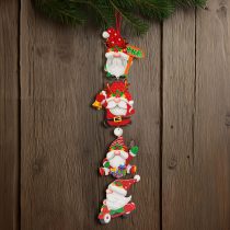 Karácsonyi dekoráció - manó - 75 cm