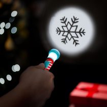 Karácsonyi zseblámpa - LED-es, 5 féle világítási minta