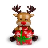 Karácsonyi lufi - rénszarvas - 60 x 65 cm