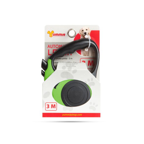 Automata póráz - 3 m - zöld