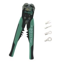   Pro'skit 8PK-317D kábelcsupaszoló és préselő fogó, 210 mm, több féle mérethez, rögzíthető csupaszolási hossz