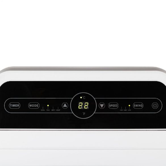 Home ACH 12000 hűtő-fűtő mobilklíma, hűtési / fűtési teljesítmény: 3,5 kW / 3,3 kW, Wifi, Smart, távirányító, ideális 26 m2 helyiséghez