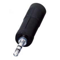   Audió átalakító, 3,5 mm sztereó dugó-2 x 6,3 mm sztereó alj